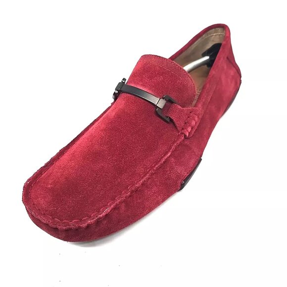 Kenneth Cole Reaction My World Red Leather Slip on Comfort Shoes Men\'s Size 13W main image 12